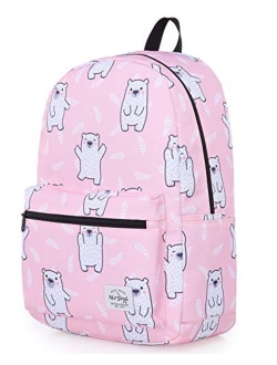 TRENDYMAX Galaxy Backpack for School Girls & Boys, Durable and Cute Bookbag with 7 Roomy Pockets