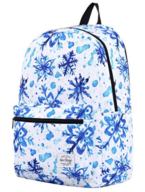 HotStyle TRENDYMAX Galaxy Backpack for School Girls & Boys, Durable and Cute Bookbag with 7 Roomy Pockets