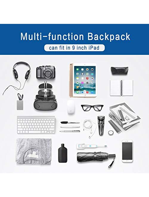 OZUKO Sling Backpack USB Anti-Theft Men'S Chest Bag Casual Shoulder Bag