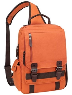 Mygreen Canvas Cross Body Messenger Bag Shoulder Sling Backpack Travel Rucksack