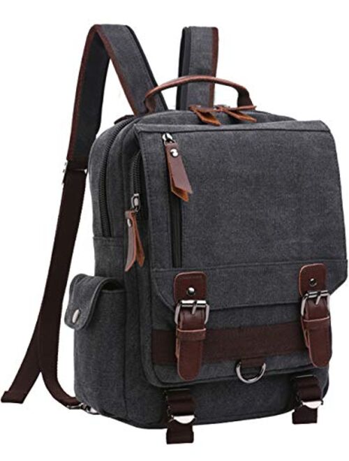 Mygreen Canvas Cross Body Messenger Bag Shoulder Sling Backpack Travel Rucksack