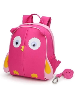 Yodo Kids Insulated Toddler Backpack with Safety Harness Leash and Name Label - Playful Preschool Lunch Boxes Carry Bag