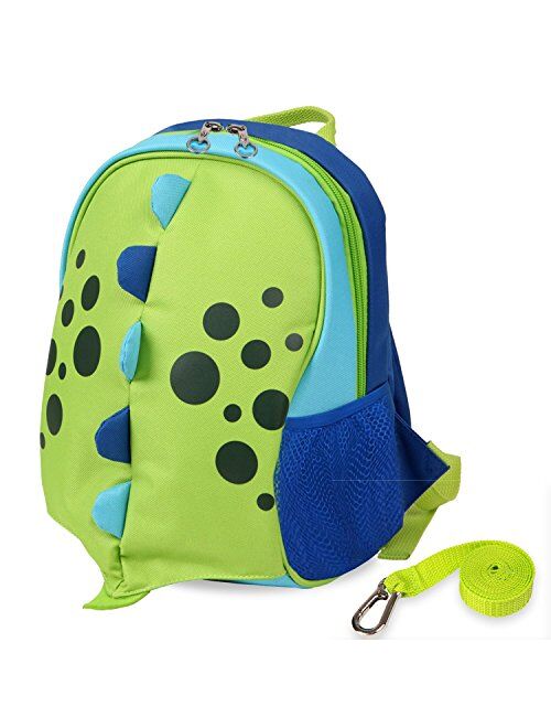 Yodo Kids Insulated Toddler Backpack with Safety Harness Leash and Name Label - Playful Preschool Lunch Boxes Carry Bag