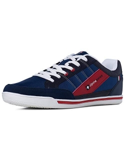 Mens Stefan Suede Trim Retro Fashion Sneakers