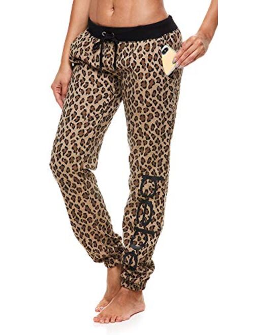 bebe Womens French Terry Jogger Lounge Sleep Sweatpants Pajamas