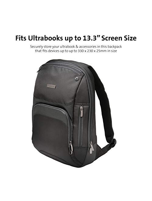 Kensington Triple Trek Slim Backpack for MacBooks, Chromebooks