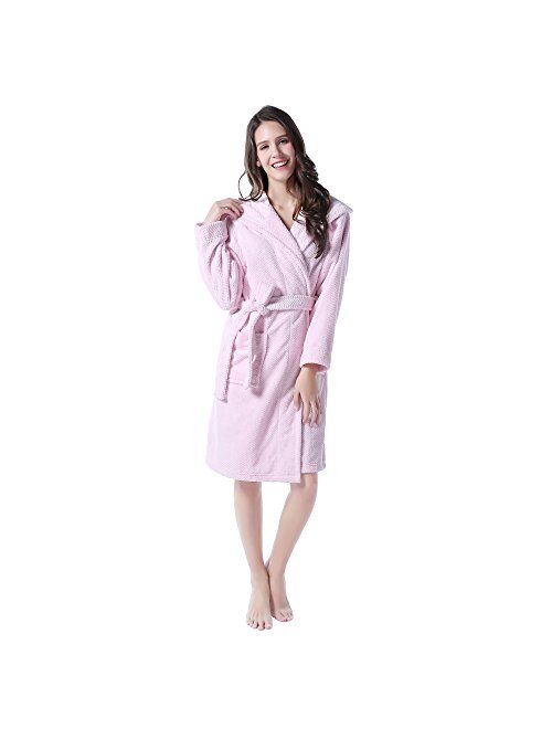 Richie House Women's Bathrobe Robe with Two Ears RHW2498