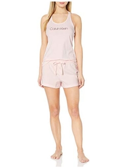 Women's Jersey Sleeveless Short Set