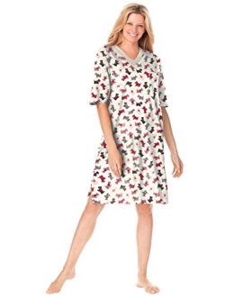 Dreams & Co. Women's Plus Size Print Sleepshirt Nightgown