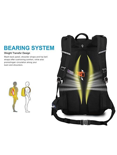 MOUNTAINTOP 40L Unisex Hiking/Camping Backpack