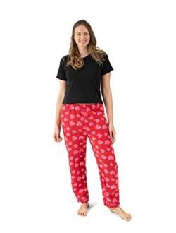 Women's Pajama Pants Fleece Lounge Sleep Pj Bottoms (Size XSmall-XLarge)