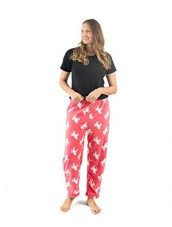 Women's Pajama Pants Fleece Lounge Sleep Pj Bottoms (Size XSmall-XLarge)