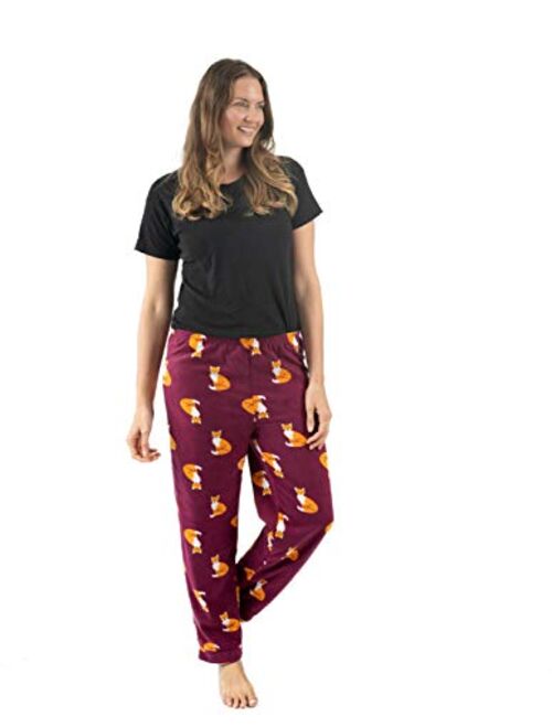 Leveret Women's Pajama Pants Fleece Lounge Sleep Pj Bottoms (Size XSmall-XLarge)