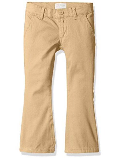 The Children's Place Girls' Uniform Bootcut Chino Pants