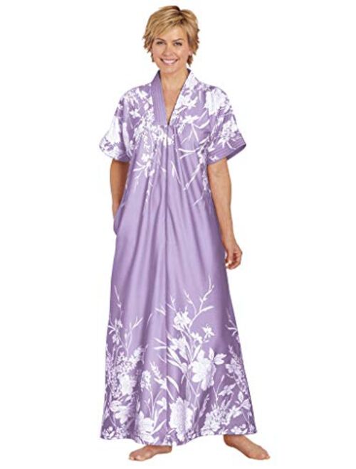 Buy AmeriMark Womens Long Length Caftan - Hawaiian Muu Muu Night Gown ...