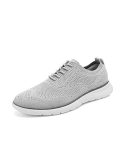 Men's Mesh Fabric Fashion Sneakers Casual Oxfords Lightweight Breathable Versatile Walking Shoes