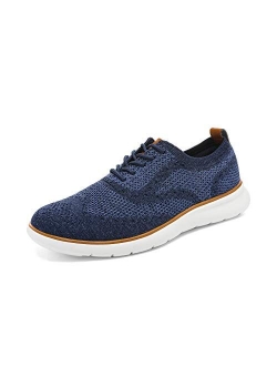 Men's Mesh Fabric Fashion Sneakers Casual Oxfords Lightweight Breathable Versatile Walking Shoes