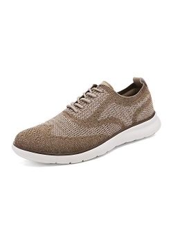 Men's Mesh Fabric Fashion Sneakers Casual Oxfords Lightweight Breathable Versatile Walking Shoes