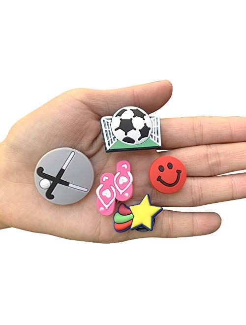 30,50,100 pcs Random Shoe Charms for Shoe & Bracelet Wristband