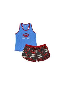 Lazy One Matching Pajamas for Women, Cute Pajama Shorts and Tank Top Set