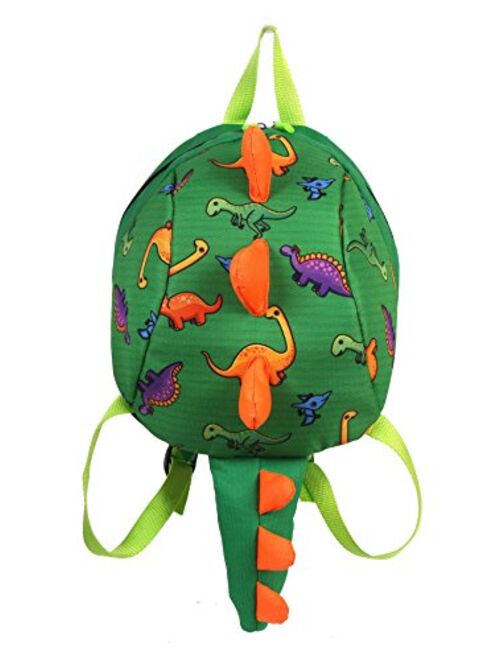 Toddler kids Dinosaur Backpack Book Bags with Safety Leash for Boys Girls