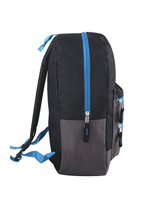 Multi-Color Back Pack with Adjustable Padded Shoulder