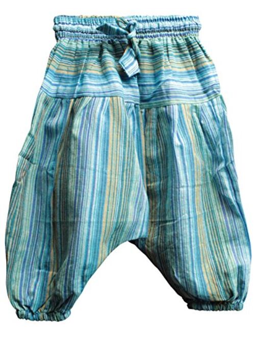 Shopoholic Fashion Children Hippie Harem Loose Boho Trouser Hippy Colorful Kids Retro Comfy Pants