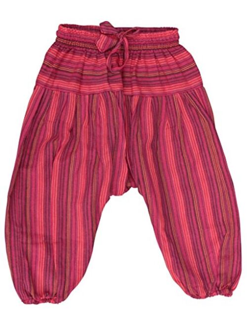 Shopoholic Fashion Children Hippie Harem Loose Boho Trouser Hippy Colorful Kids Retro Comfy Pants