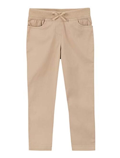 Nautica Girls' School Uniform Skinny Fit Stretch Twill Pant