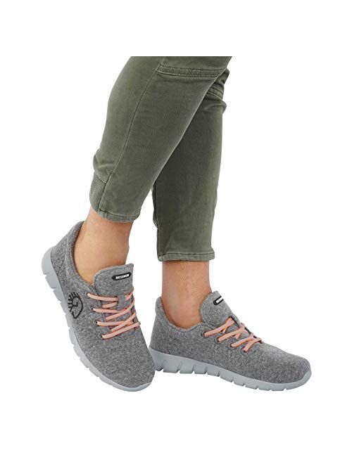 Giesswein Woolen Sneaker Merino Runners Men Breathable Sneaker for Men Made of 100% Merino Wool, Sporty Shoes, Low Shoe, Casual Shoe, Men's Shoes