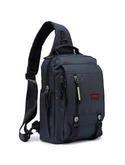 Sling Bags Chest Shoulder Backpacks, 13.3'' 14.1'' Laptop Backpack Crossbody Messenger Bag Travel Outdoor Men Women