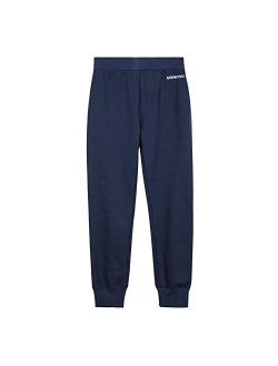 UNACOO Kids Girls Sweatpants Elastic Waistband Pull-on Joggers