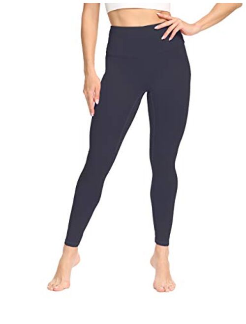 IOJBKI High Waisted Yoga Pants Tummy Control Workout Running Leggings with Pockets for Women