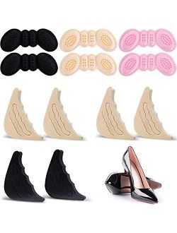 6 Pairs Toe Filler Inserts Adjustable Shoe Filler Heel Grip Liner Insert for Improving Shoe Fit Heel Protection Prevent Blister Unisex