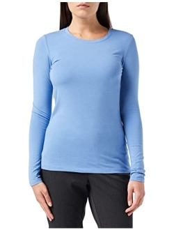 Women's Classic-Fit Long-Sleeve Crewneck T-Shirt