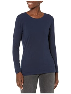 Women's Classic-Fit Long-Sleeve Crewneck T-Shirt