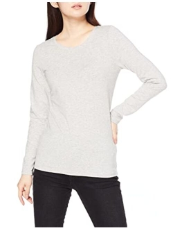 Women's Classic-Fit Long-Sleeve Crewneck T-Shirt