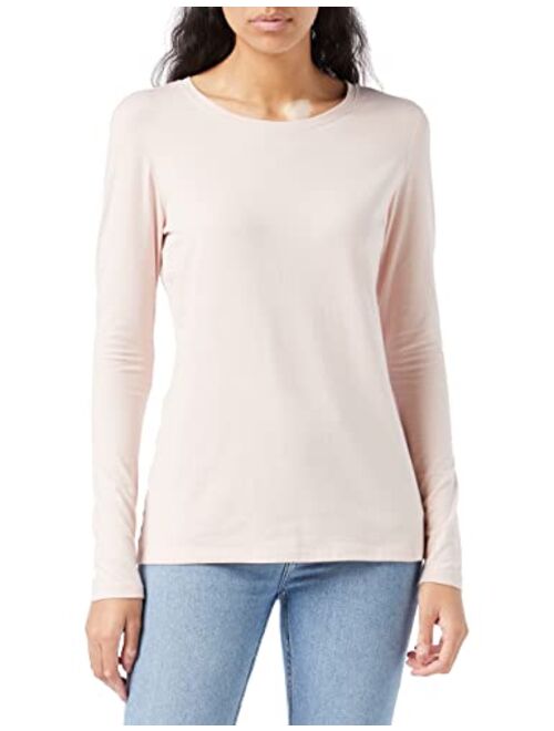 Amazon Essentials Women's Classic-Fit Long-Sleeve Crewneck T-Shirt