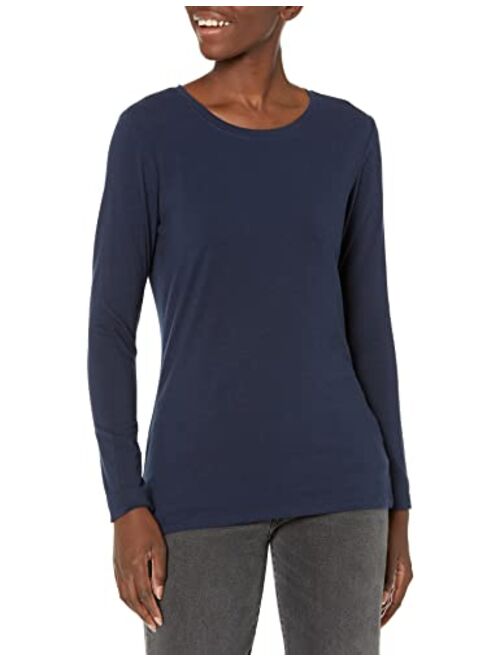 Amazon Essentials Women's Classic-Fit Long-Sleeve Crewneck T-Shirt