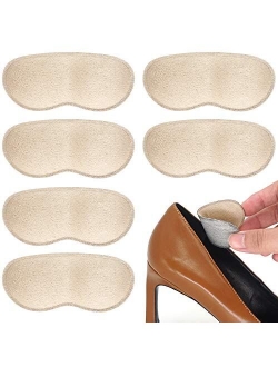 Beautulip Fabric Heel Grips Heel Liner Back of Heel Pads Pack of 6