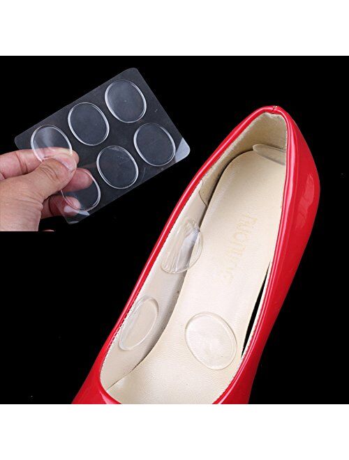 60 Pcs Blister Shoe Pads - Free Adhesive Silicone Gel Soft Spot Pad - Shoe Insert Stickers