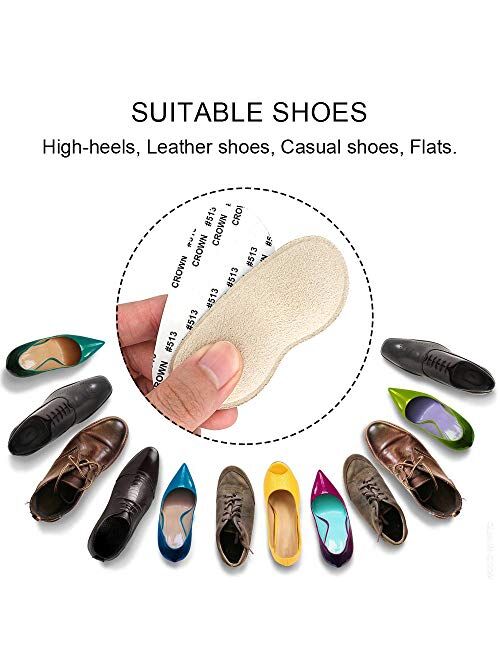 Dr. Foots Heel Grips for Men and Women, Self-Adhesive Heel Cushion Inserts Prevent Heel Slipping, Rubbing, Blisters, Foot Pain, and Improve Shoe Fit