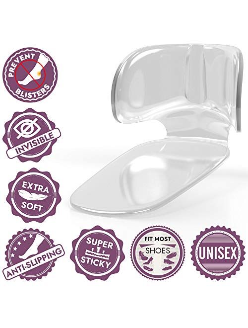 Heel Cushion Inserts Butterfly Clear