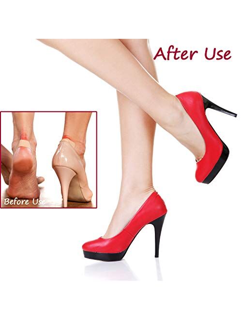 IMOOCARE 3 Pairs High Heel Inserts Invisible Grips - Anti Slip Blister Prevention Shoe Cushion Inserts Foot Pain Relief for Women, Shoe Pads for Too Big Shoes One Size fi