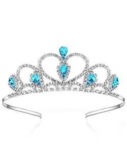 colorful heart Rhinestone Tiara