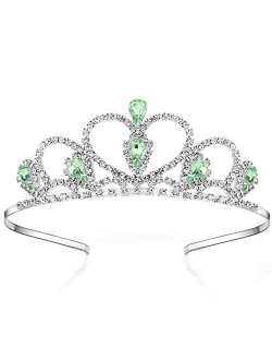 colorful heart Rhinestone Tiara