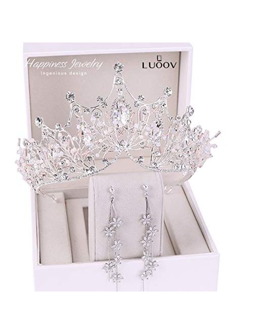 Wedding Crown for Bride Rhinestone Princess tiara for Women Prom Queen Crown Pageant-Bridal Wedding Crown