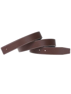 Replacement Leather Belt Strap Reversible Replacement Belt Strap Genuine Leather 1 1/4" Wide - for H Buckle