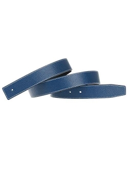 Replacement Leather Belt Strap Reversible Replacement Belt Strap Genuine Leather 1 1/4" Wide - for H Buckle