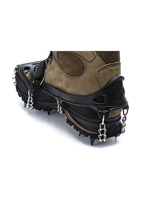 Hillsound Trail Crampon - Ice Traction Device/Crampons, 11 Carbon Steel Spikes, 2 Year Warranty